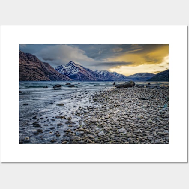 Lake Wakatipu, New Zealand Wall Art by blacksands